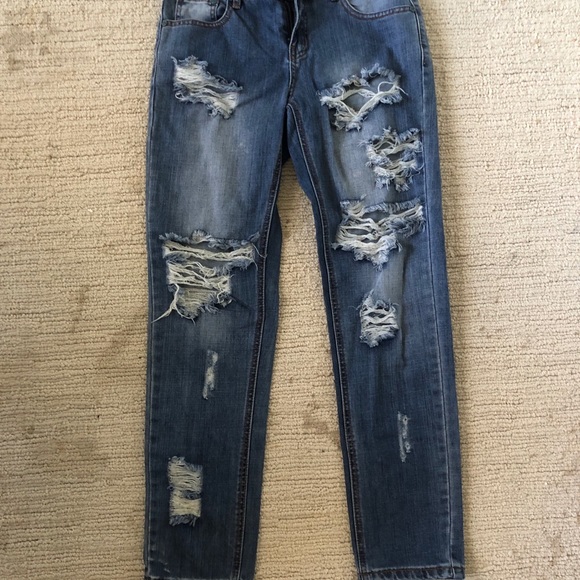 One Teaspoon Ripped Jeans - Picture 2 of 5